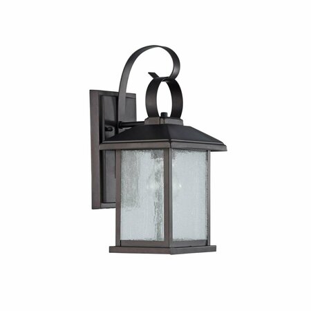 SUPERSHINE 13 in. Lighting Hinkley Transitional 1 Light Rubbed Bronze Outdoor Wall Sconce - Oil Rubbed Bronze SU2827571
